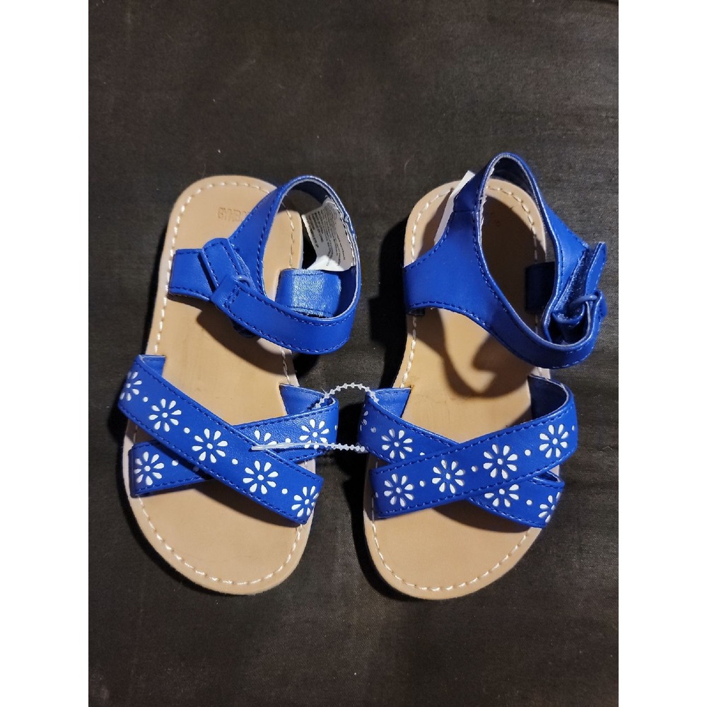 Gymboree safari smiles blue shoes sandals size 8